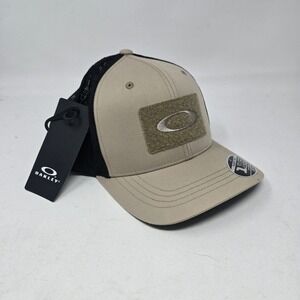 Oakley Tactical Snapback Cap New Khaki Trucker Adjustable Tech Hat